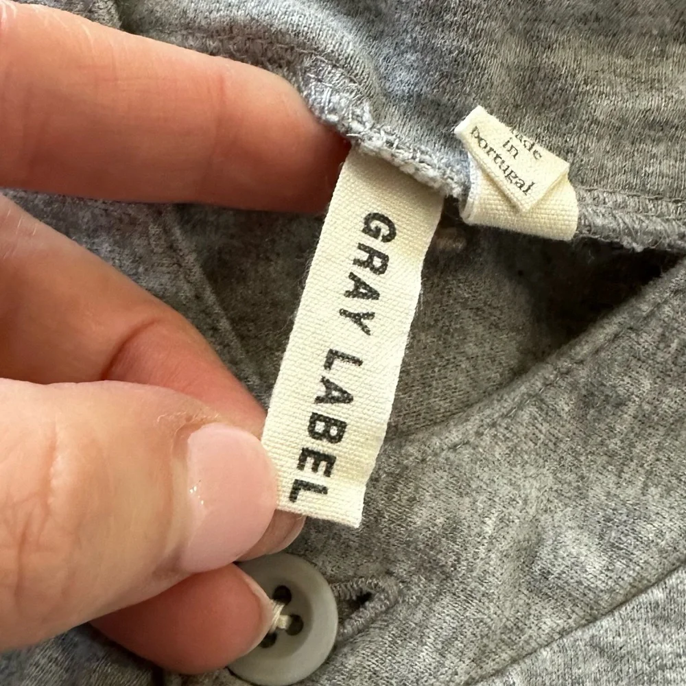 Gray Label single button light grey cardigan, size 12-18M